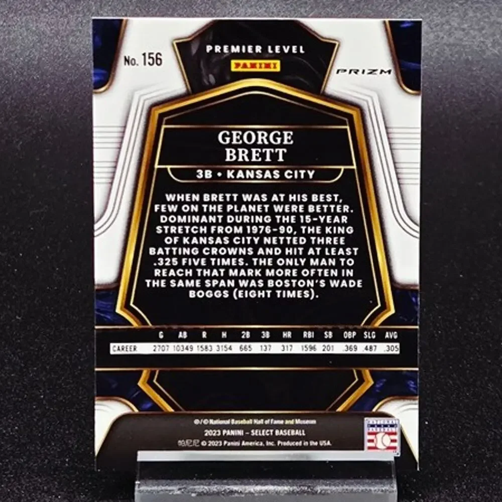 George Brett Orange Flash Xplosion /99 Heading for Hall Kansas City Royals Star